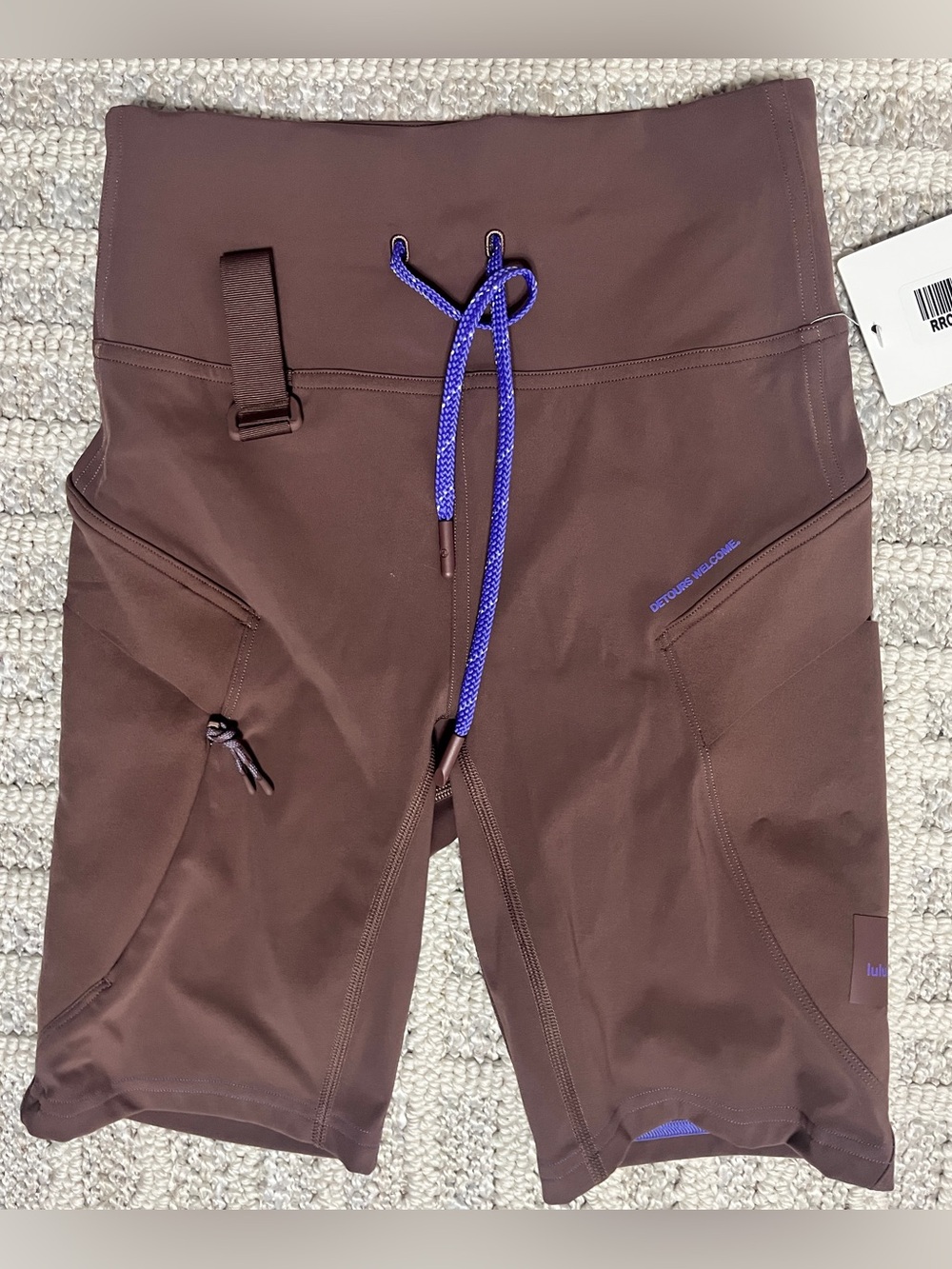 NWT Lululemon Cargo SHR brown Hiking Short 8" Women's Size 4